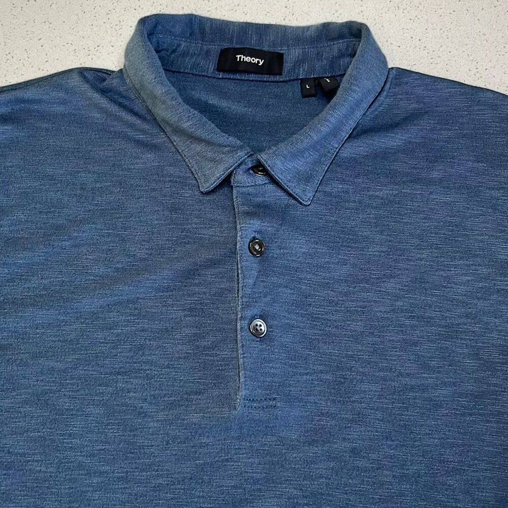 Theory Bron C. Anemone Polo Men’s Large